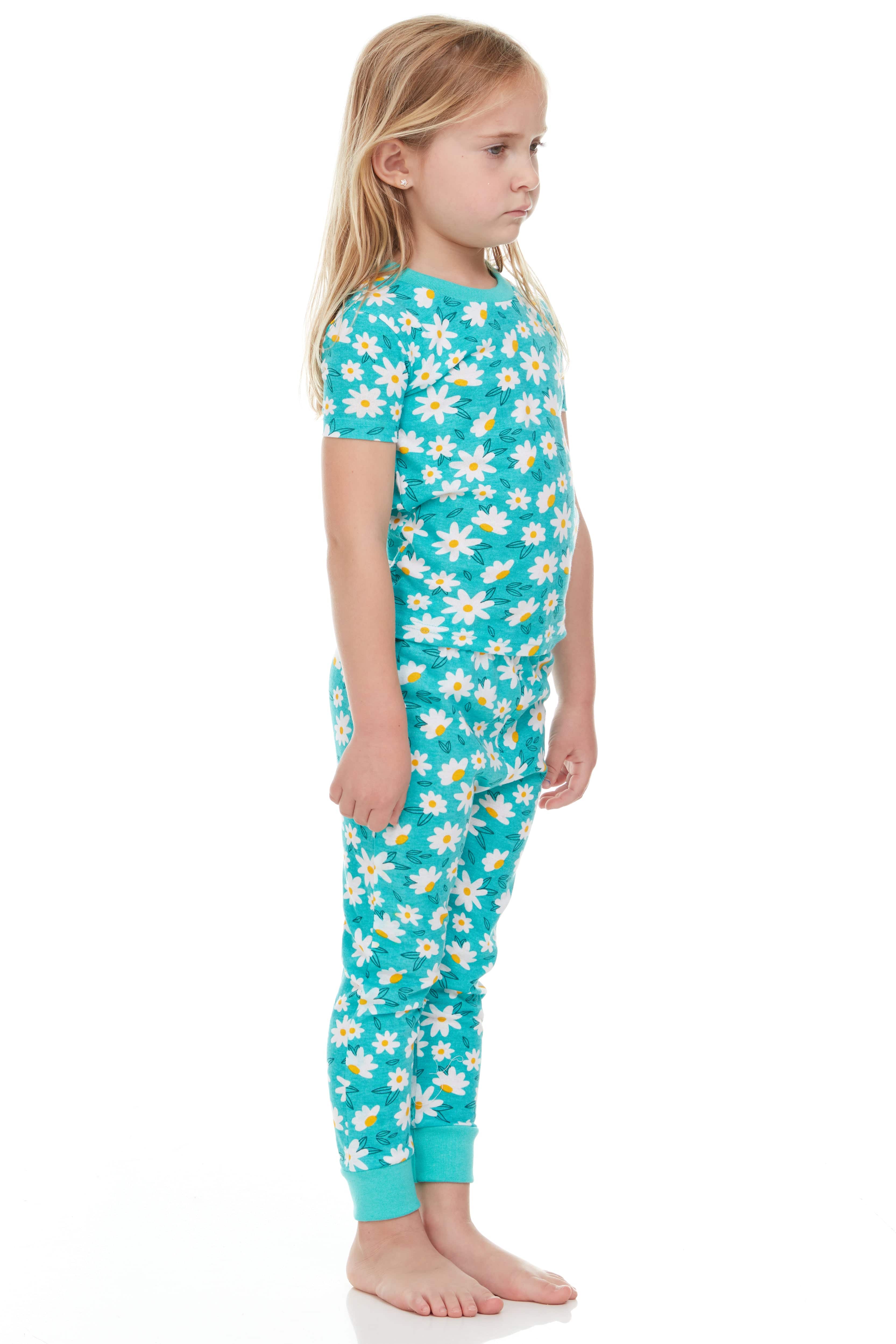 Flowers Shorts Pajamas - Shortsleeve