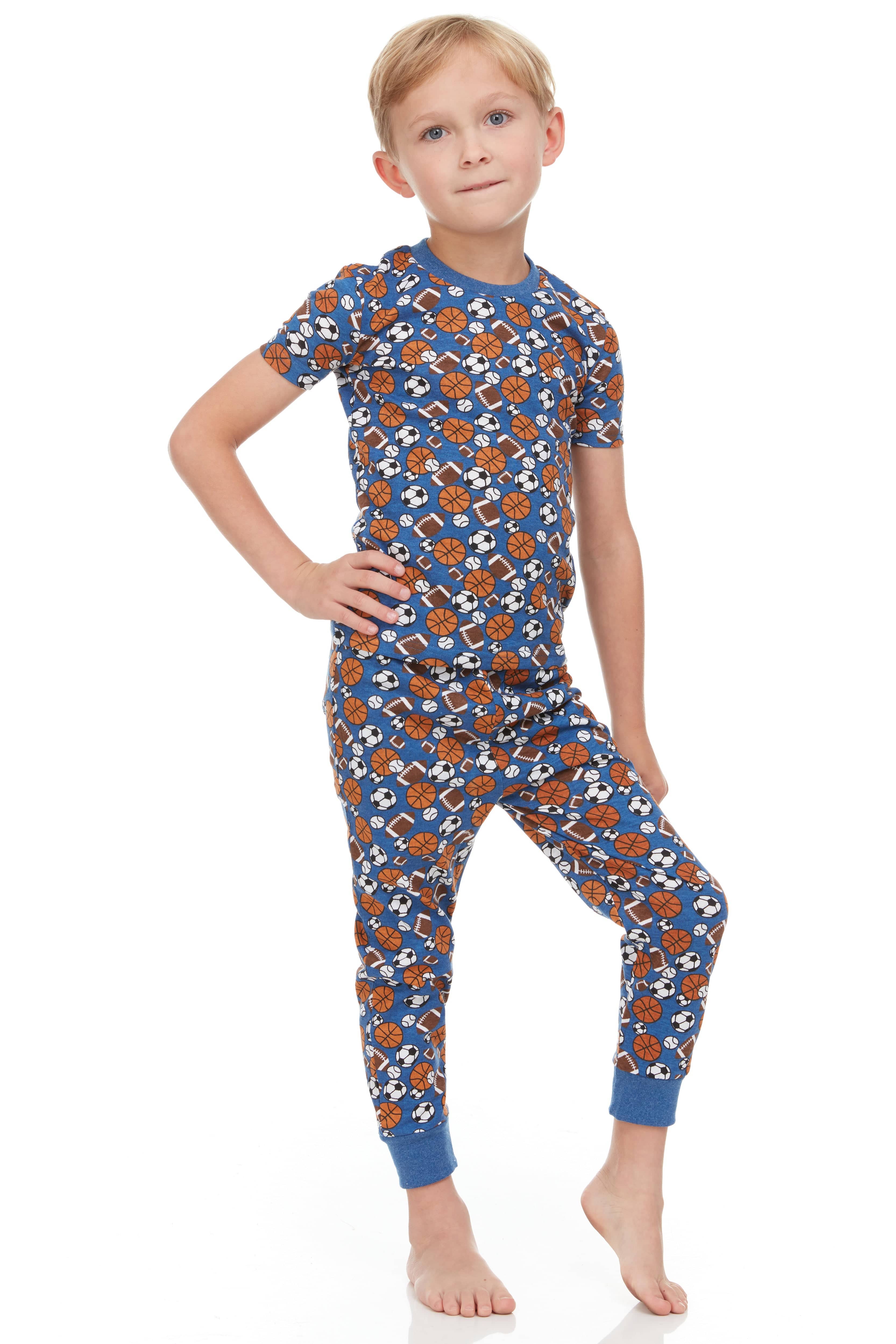 Boys 3 Pack Shortsleeve Pajamas