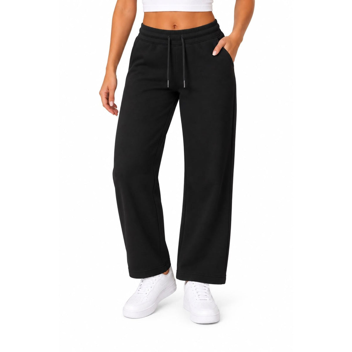 BenBen Women Sweatpants Open Bottom Jogger Pants Heavyweight Casual Stylish Trendy