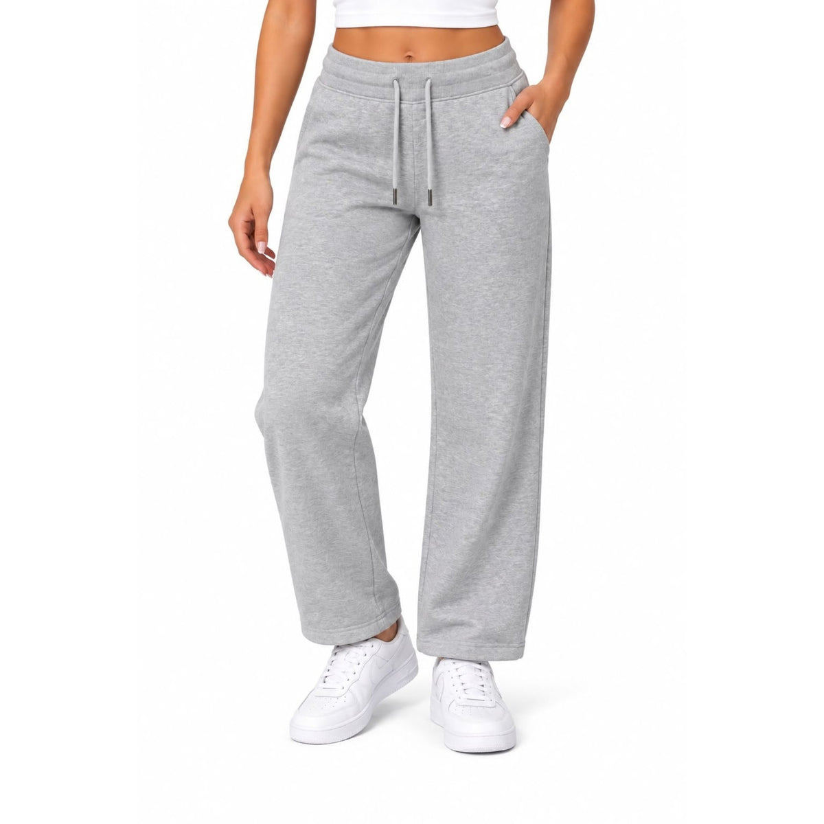 BenBen Women Sweatpants Open Bottom Jogger Pants Heavyweight Casual Stylish Trendy