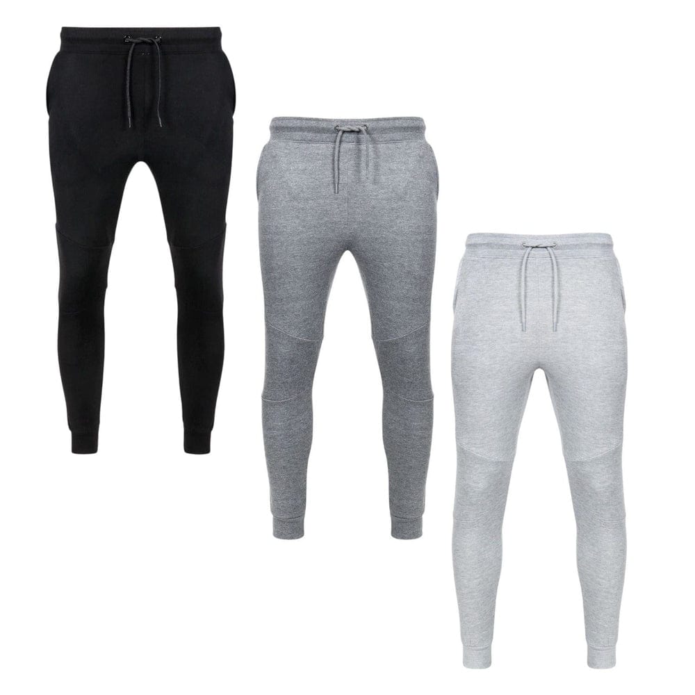 BenBen Men's Joggers Sweatpants Ultra Soft French Terry  Dual Pocket - 3 Pack