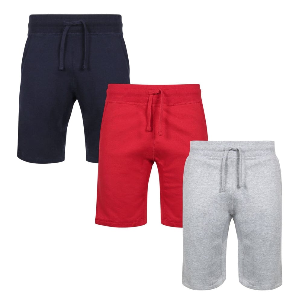 BenBen Men’s Athletic Shorts – Terry Jogger Style for Workout Running, Training & Gym - 3 Pack