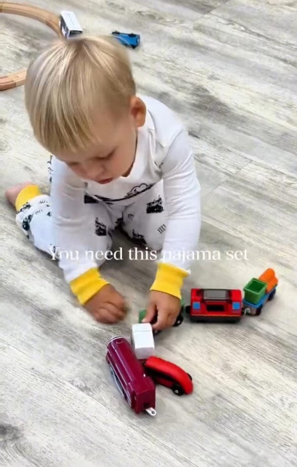 Boys Cotton Pajamas Set – Playful Prints (Trucks, Sports, Dinosaurs & Trains)