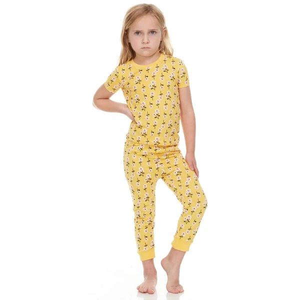 Girls Cotton Pajamas - Cherries, Dots, Striped, Butterfly & Flower