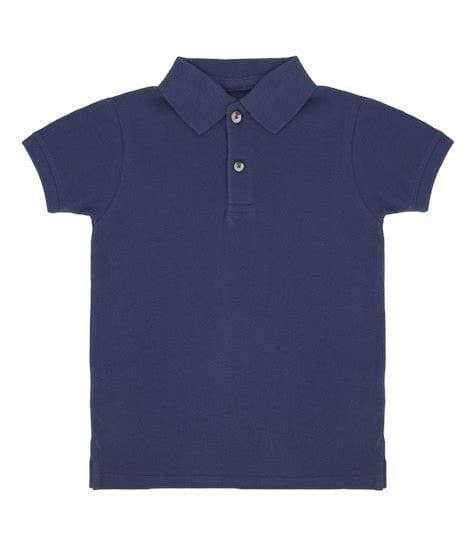 Kids Polos Single Pack - White,Blue,Navy