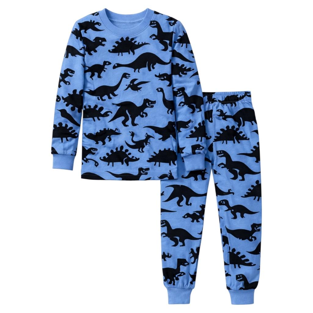 Dark Dinosaur Pajama Set