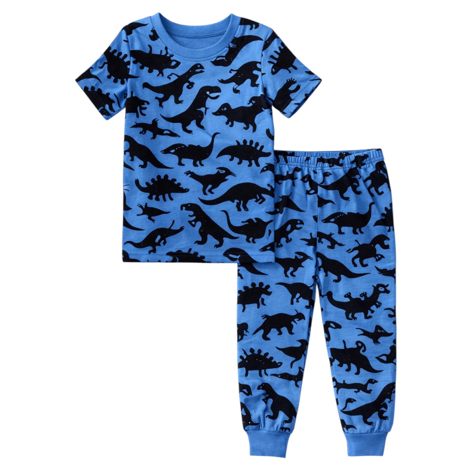 Dark Dinosaur Pajama Set