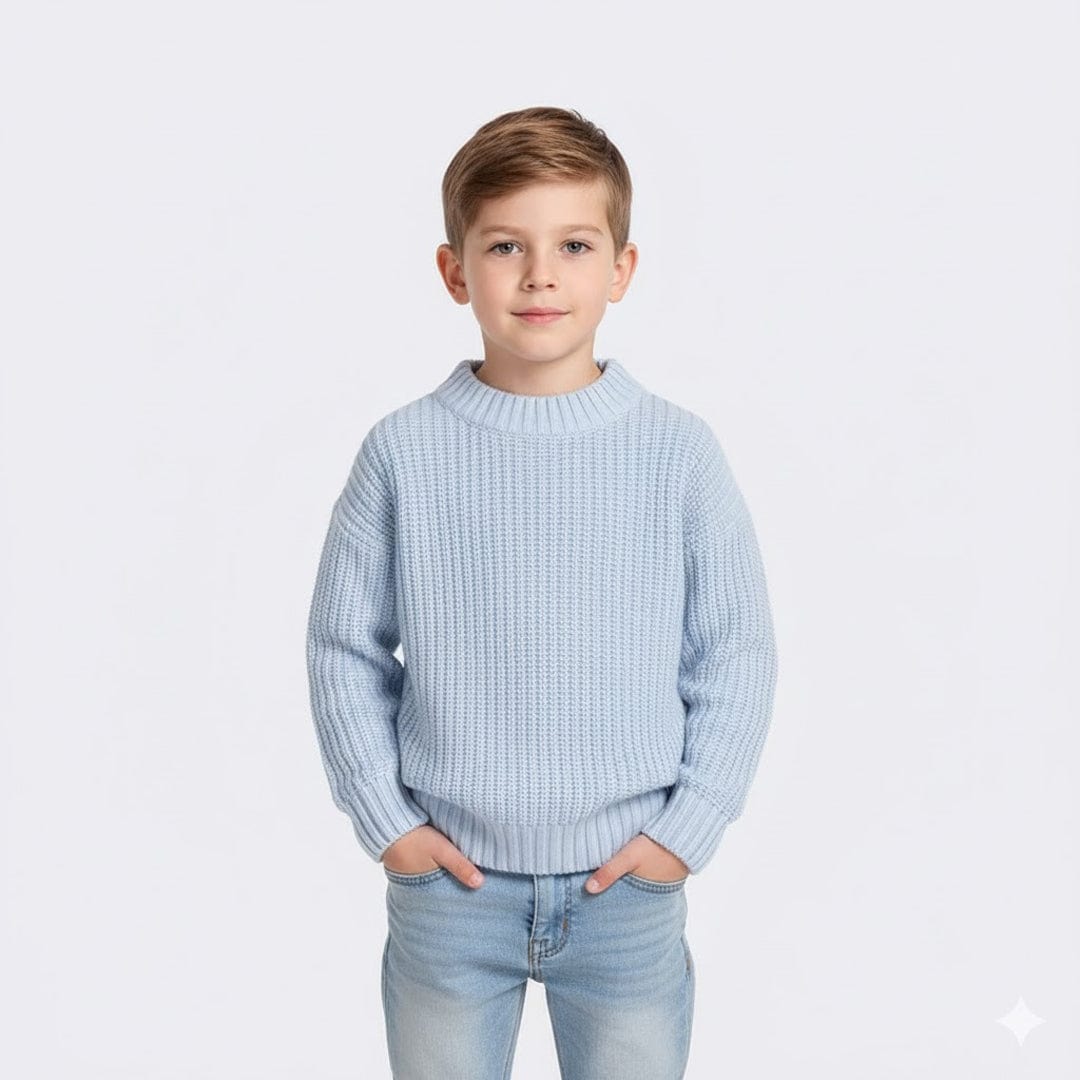 Boys Crew Neck Knit Sweaters