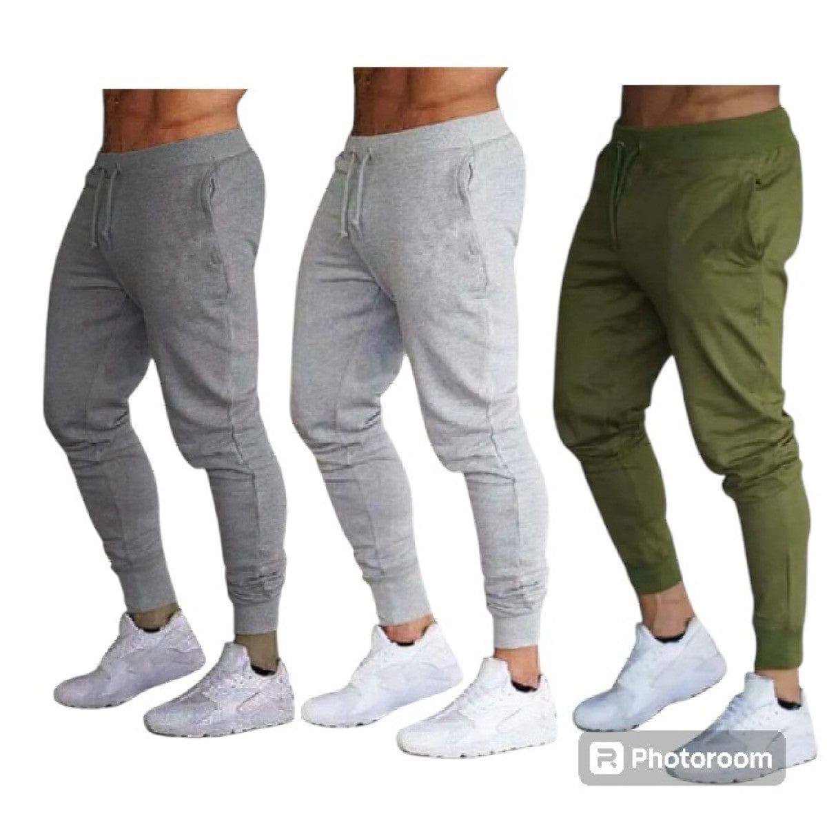 Mens 3 Pack Joggers Midweight and Super Comfy Sweatpants