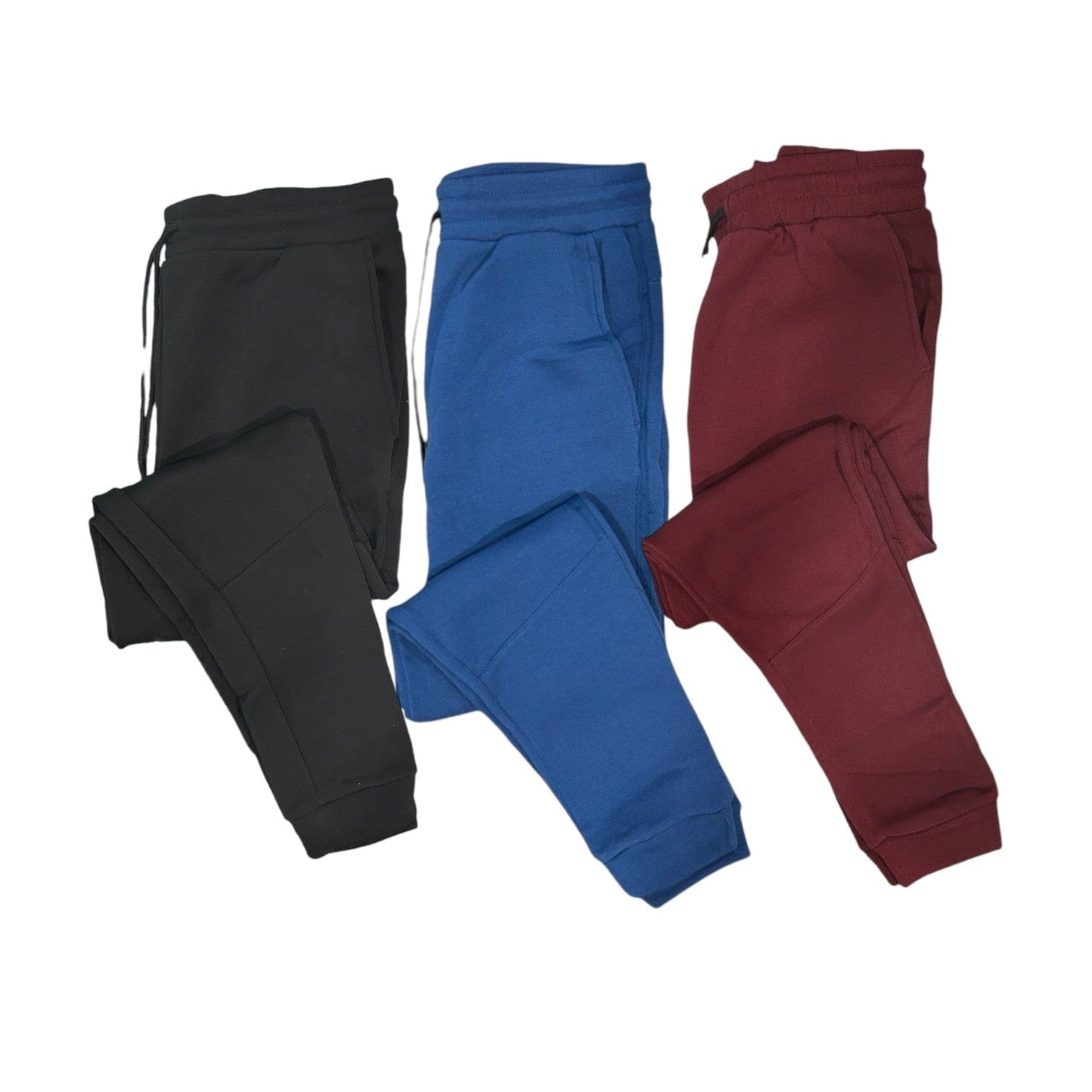 Mens 3 Pack Fleece Joggers - Ultra Soft Comfort