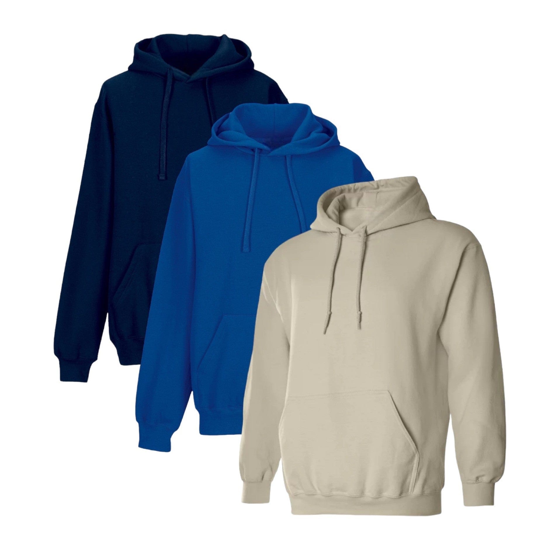 Men’s 3 Pack Hoodies - Super Soft