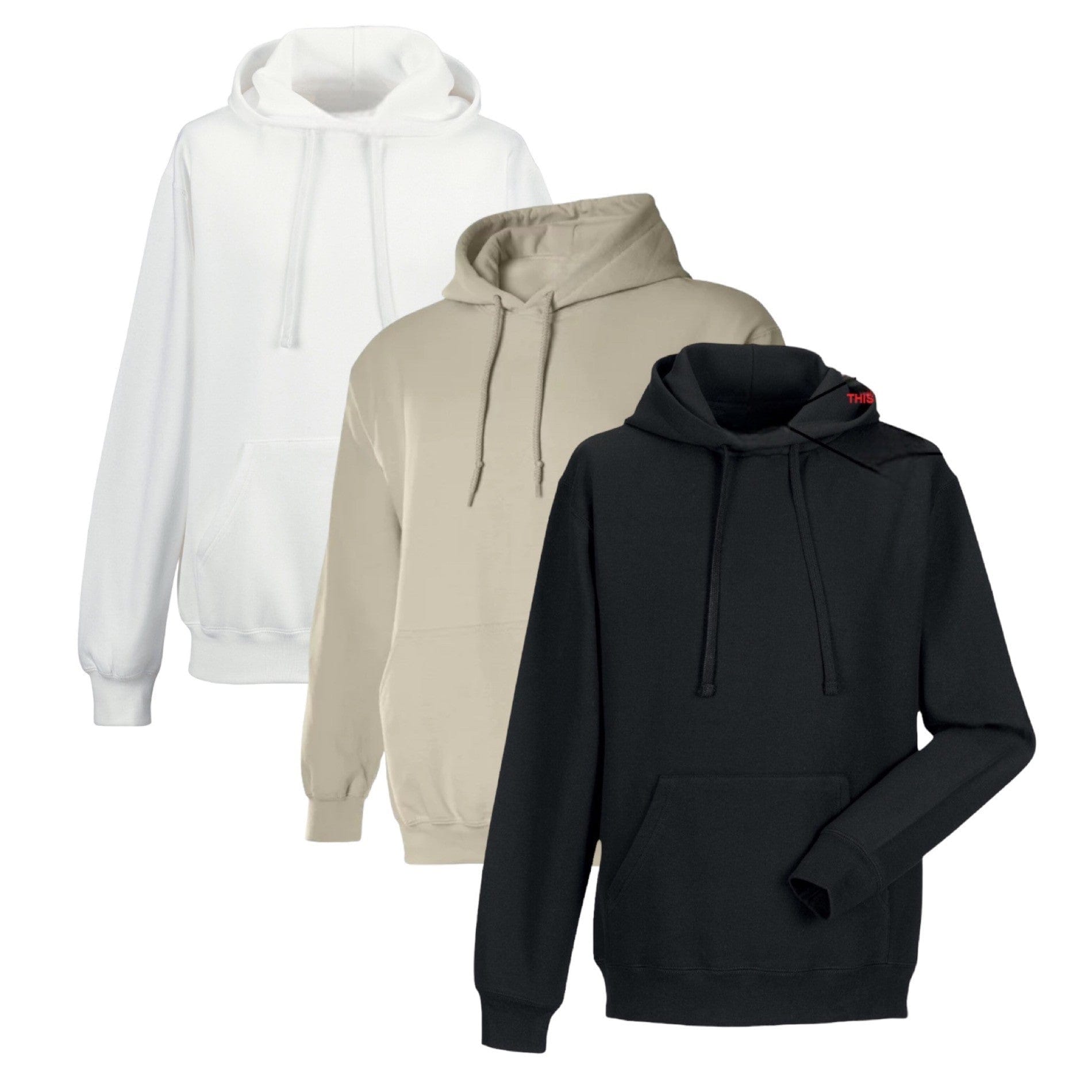 Men’s 3 Pack Hoodies - Super Soft