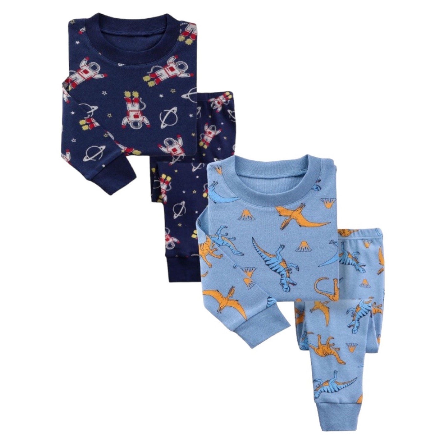 Kids 2 Pack Pajamas - Super Soft Cotton