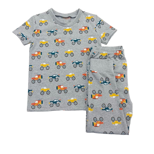 Trucks Pajamas For Kids Super Soft - 2 Piece Set